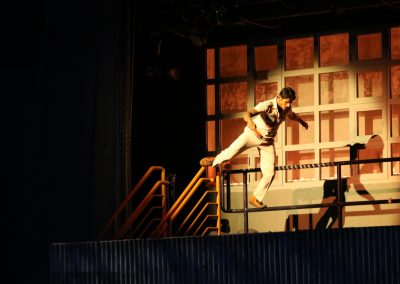 Stuntwork in the Dabangg Stunt Spectacular at Bollywood Parks in Dubai.